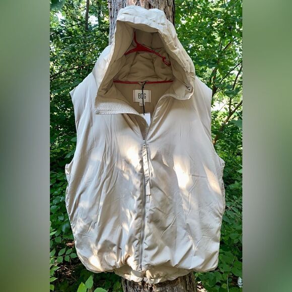 BDG Urban Outfitters Men's Cocoon Puffer Vest Taupe XXL New MSRP $ 149 NWT - Picture 3 of 12